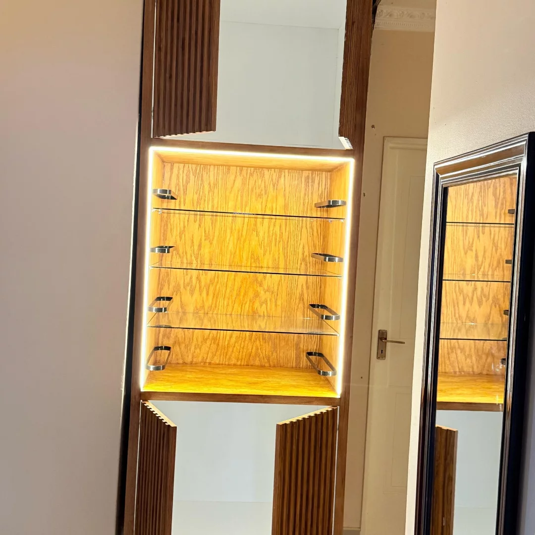 Custom Wine Display Cabinet - Image 8